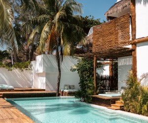 Swim up rooms direct pool access at Cabanas Tulum Beach Hotel & Spa