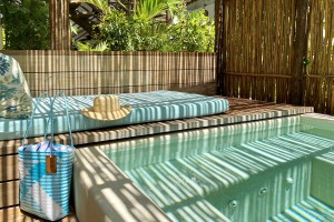 Swim up rooms at Cabanas Tulum Hotel