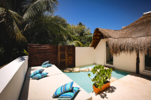 Terrace in the Vanilla Loft at Cabanas Tulum Beach Hotel & Spa
