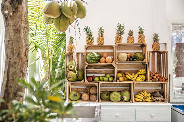 Healthy breakfast in Tulum