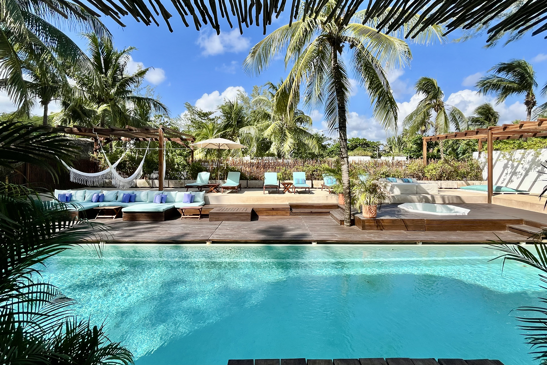 Swimming pool at Cabanas Tulum Hotel in Tulum